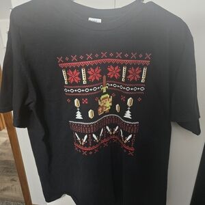 Black Graphic Tee The Legend Of Zelda Link Holiday Sweater Theme